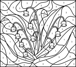 256x226 Flowers Coloring Online