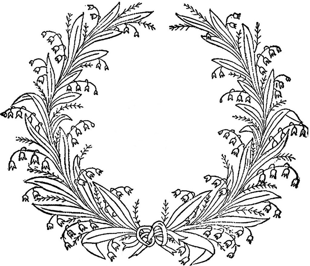 1024x881 Lily Of The Valley Drawing