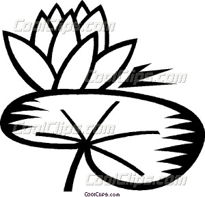 300x288 Lily Pad Vector Clip Art