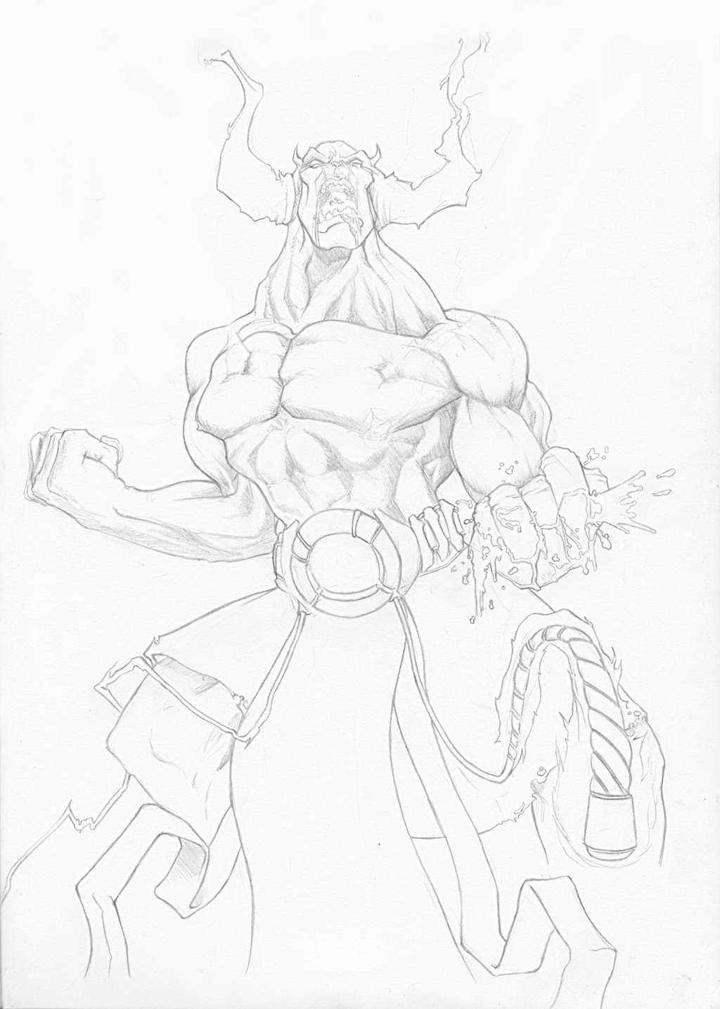 1024x1435 Efreet Sketch By Ruler Of Limbo