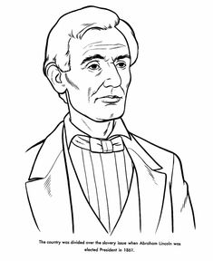 235x288 A Sketch Drawing Of Abraham Lincoln Coloring Page Facebook