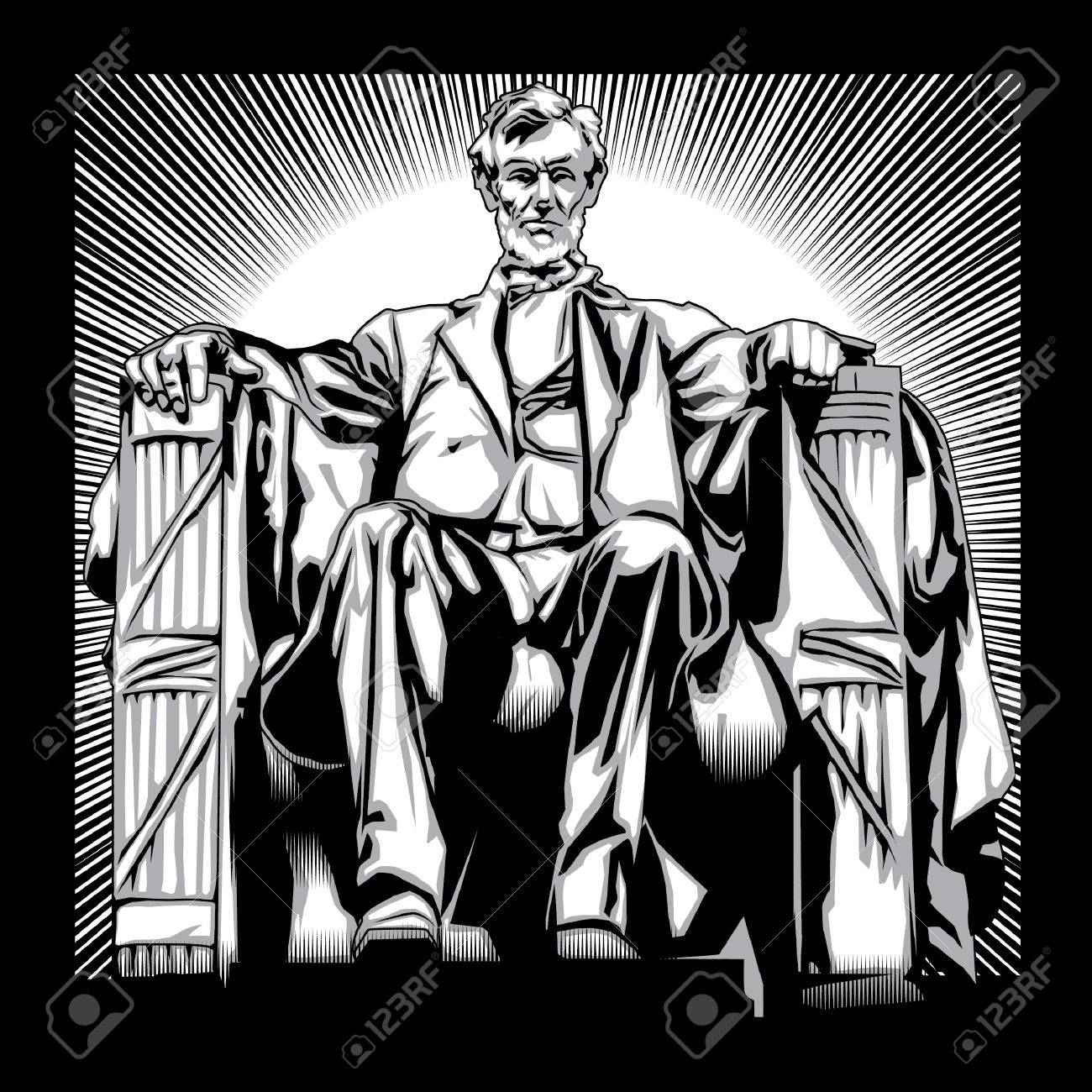 1300x1300 Lincoln Memorial Royalty Free Cliparts, Vectors, And Stock