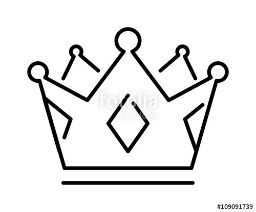 500x415 Crown Of The King Or Royal Crown Line Art Icon Apps Websites