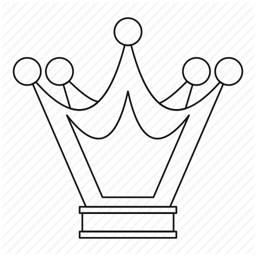 512x512 Crown, King, Leader, Line, Outline, Queen, Thin Icon Icon Search