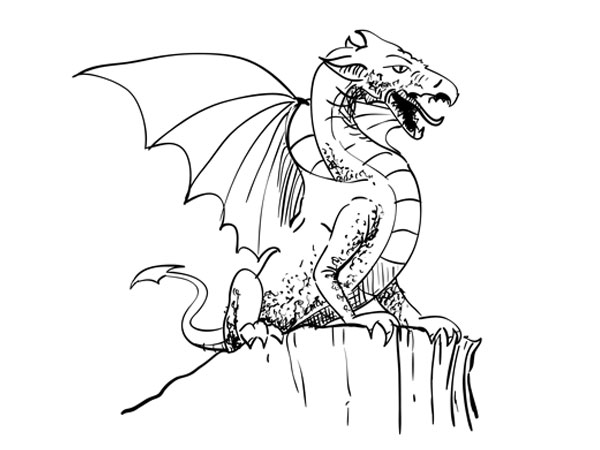 600x450 How To Draw A Dragon Sketchbook Challenge 53