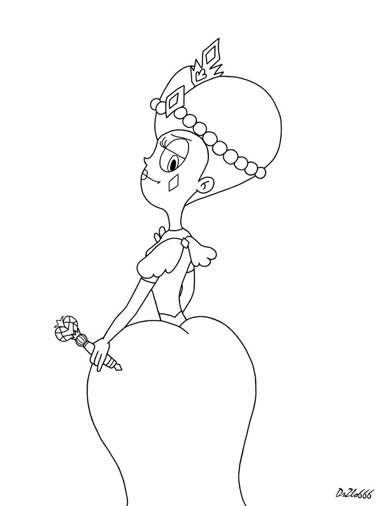 774x1033 Queen Moon (Line Art) By Drzlo666