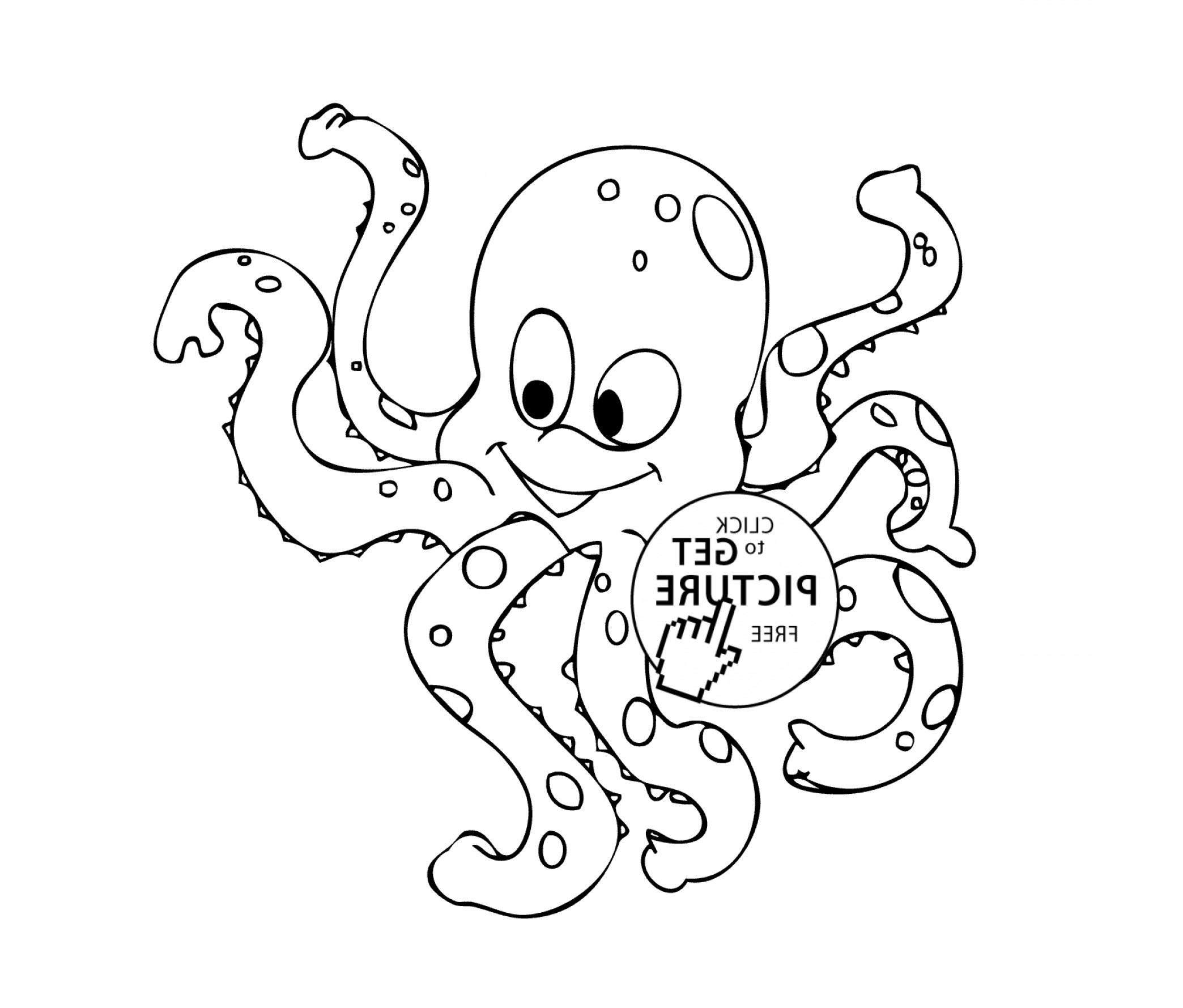 2088x1779 Octopus Animals Coloring Pages For Kids Elegant Octopus Toy Story