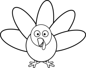 300x237 Turkey Clipart Outline