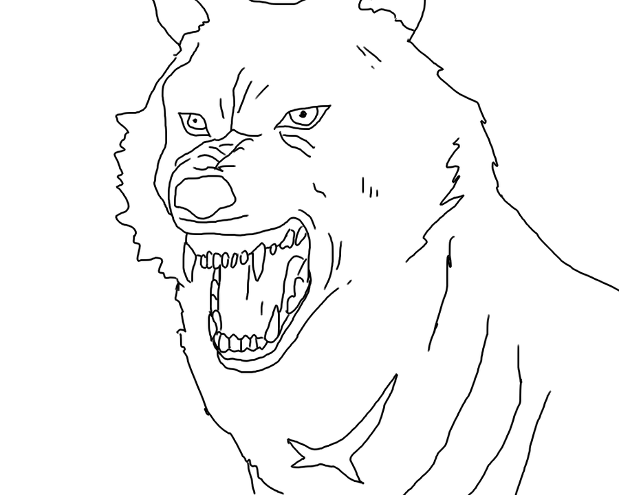 900x720 Tsume Wolf Line Art By Wolfsrainbluehige