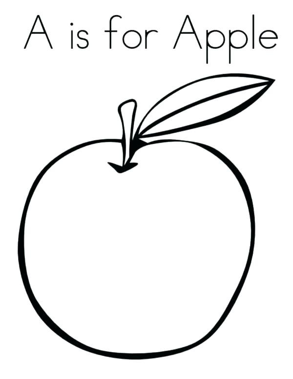 600x776 This Is Apple Coloring Pages Images
