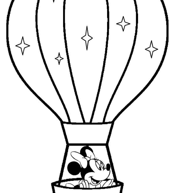 700x768 Hot Air Balloon Coloring Page For Preschoolers Pages Of Balloons