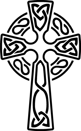 264x425 Line Drawings Celtic Crosses