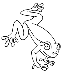 200x250 Free Frog Coloring Pages To Print Out And Color!