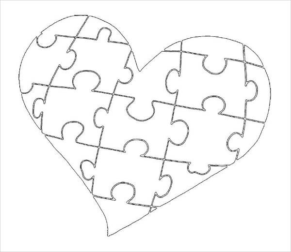 Line Drawing Of Heart