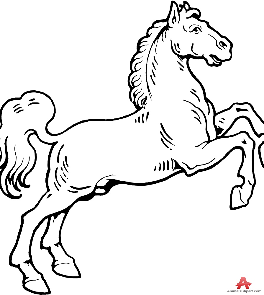 895x999 Horse Outline Images Group