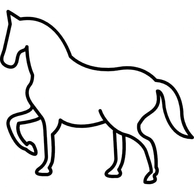 626x626 Horse Outline Vectors, Photos And Psd Files Free Download