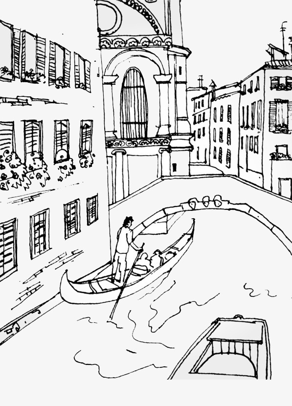 597x830 Line Construction, Line, Houses, Street Png And Psd File For Free