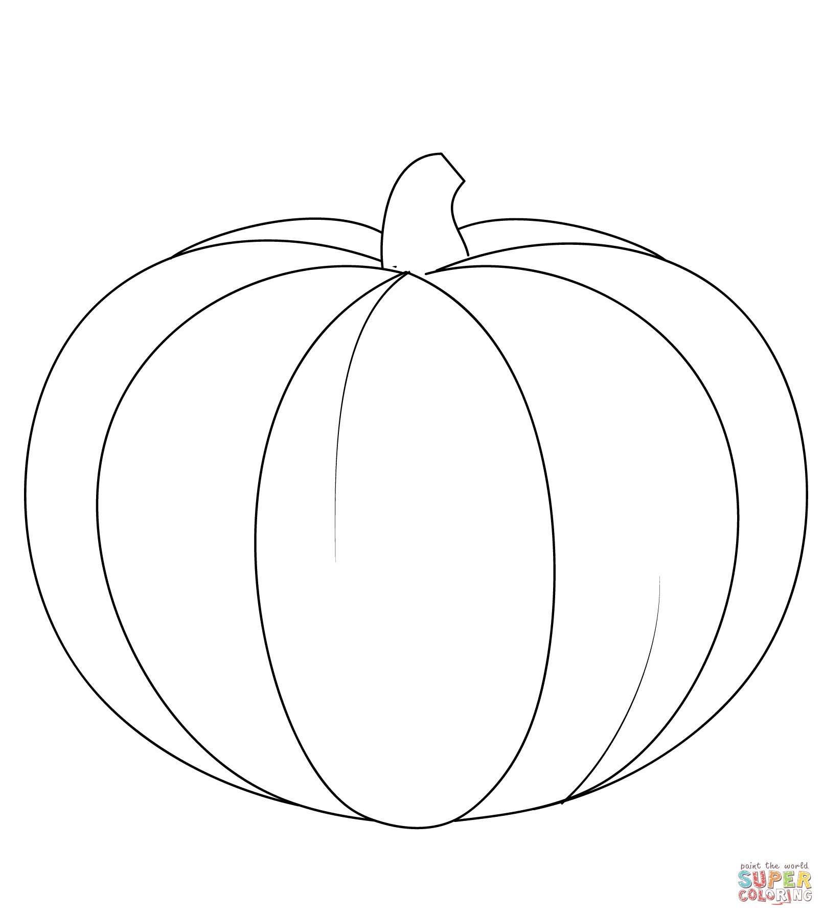 Line Drawing Of Pumpkin at GetDrawings | Free download