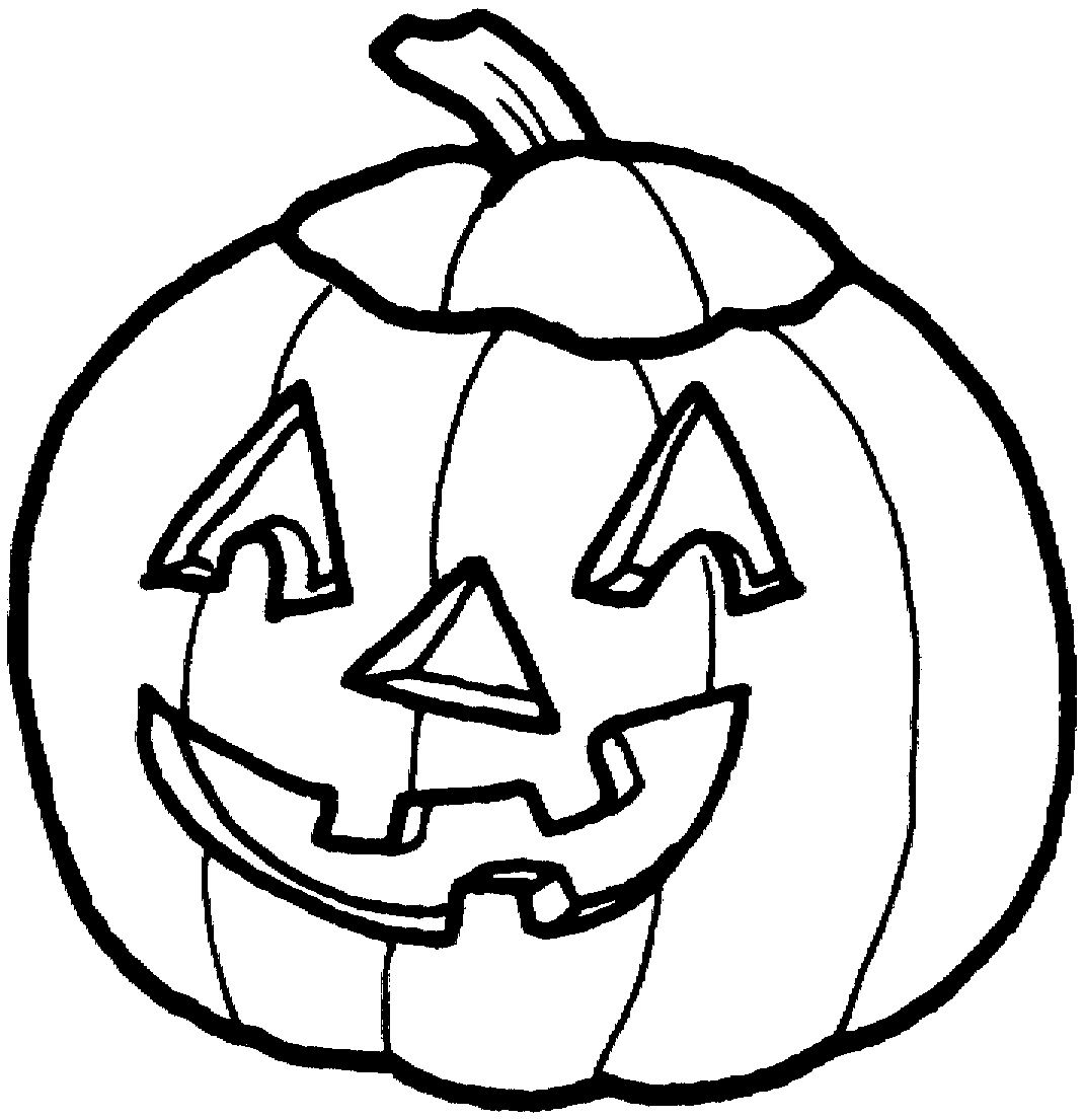 1071x1105 Pumpkin Outline Drawing Free Design Templates
