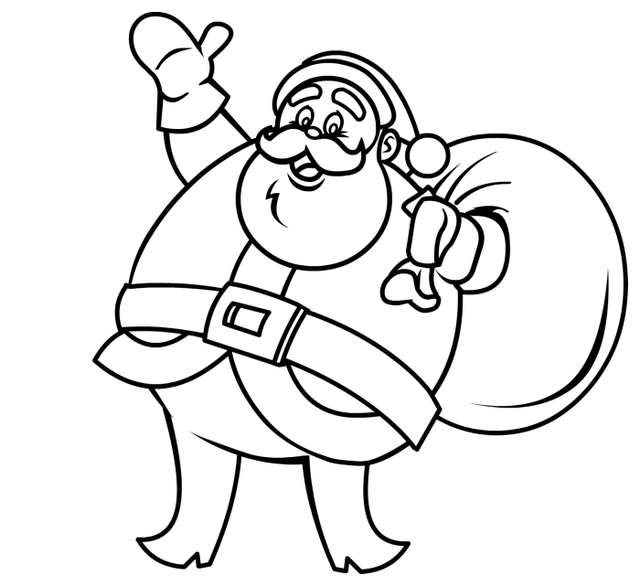 640x586 How Do Yo Draw A Santa Claus Cartoon Drawings