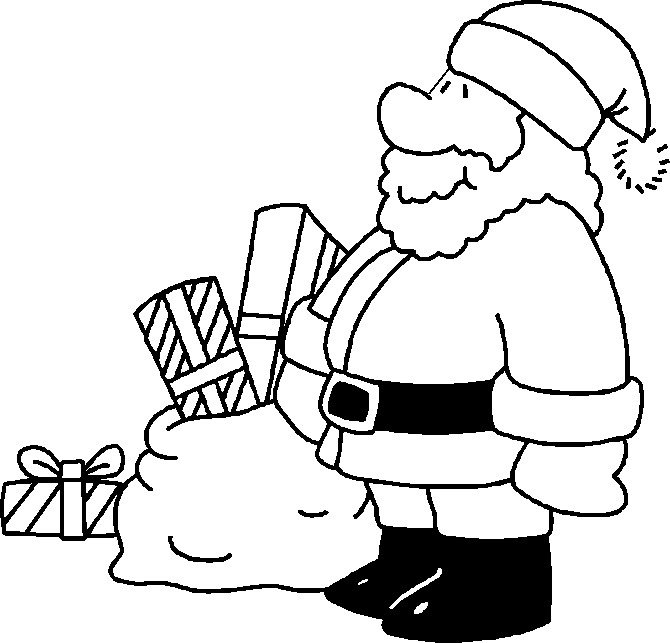 670x643 Kids N 85 Coloring Pages Of Christmas Santa Claus