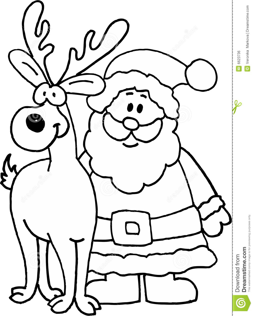 1045x1300 Santa Claus And Reindeer Drawings Images Amp Pictures