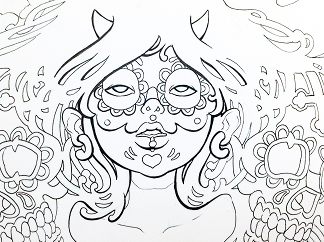 648x484 4 Steps To Better Inked Drawings Copic Marker Tutorials