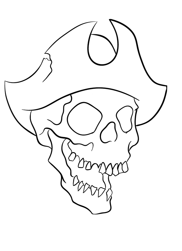 600x827 Pirate Skull Vector On Behance