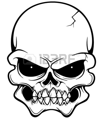 394x450 Skull Drawing Stock Photos. Royalty Free Business Images