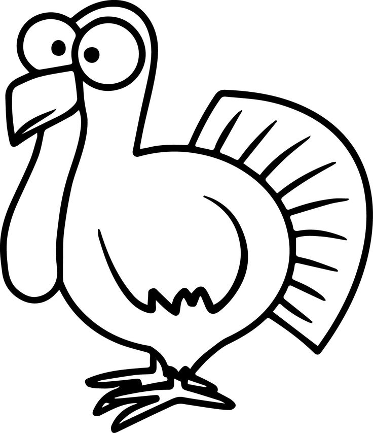 736x853 Strange Drawings Of Turkeys Cartoon Turkey Pics Collection 74