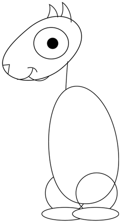 250x452 How To Draw Cartoon Squirrels In Simple Steps Drawing Tutorial