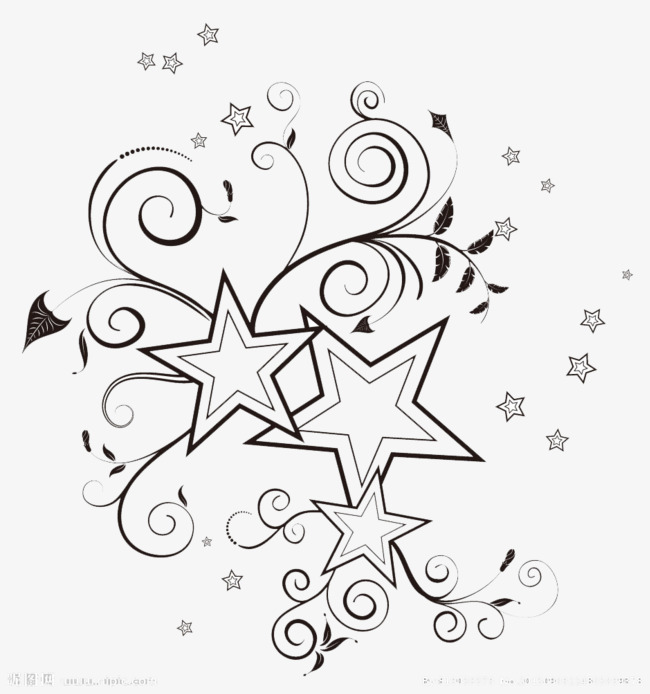 650x694 Line Star, Originality, Line, Stars Png Image For Free Download