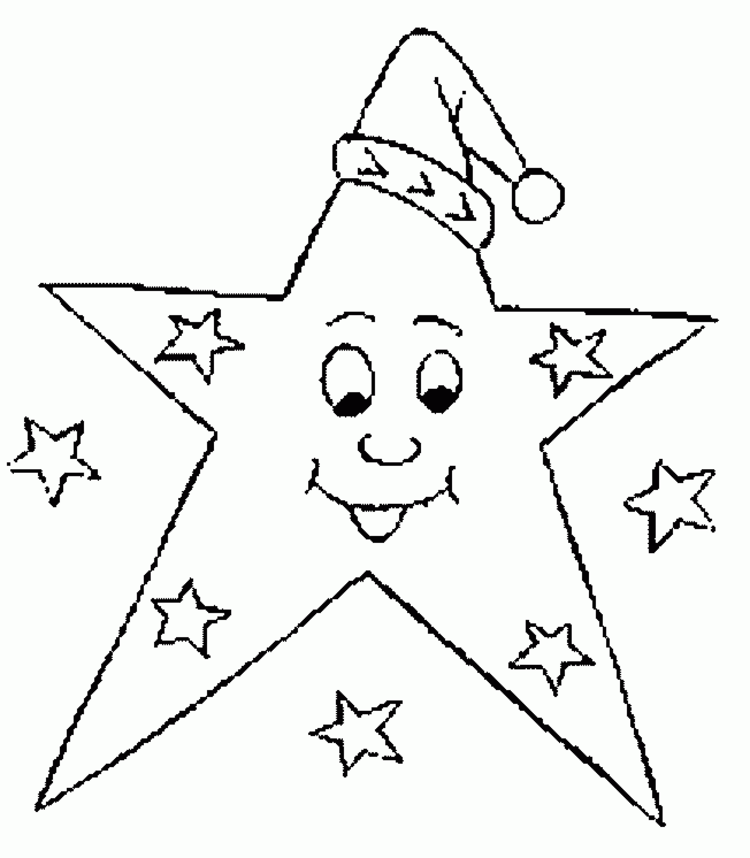 750x858 Star Coloring Pages For Kids Preschool In Humorous Page Paint