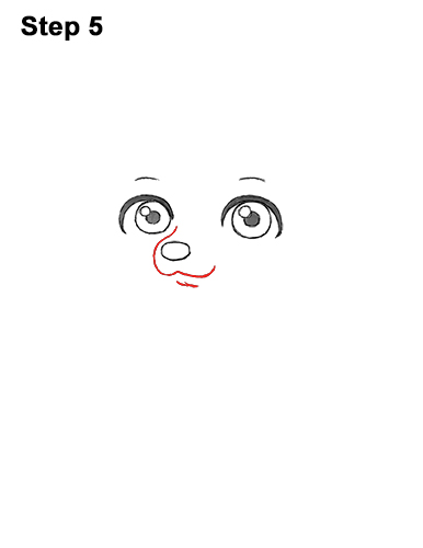 386x500 How To Draw A Bear (Cartoon)