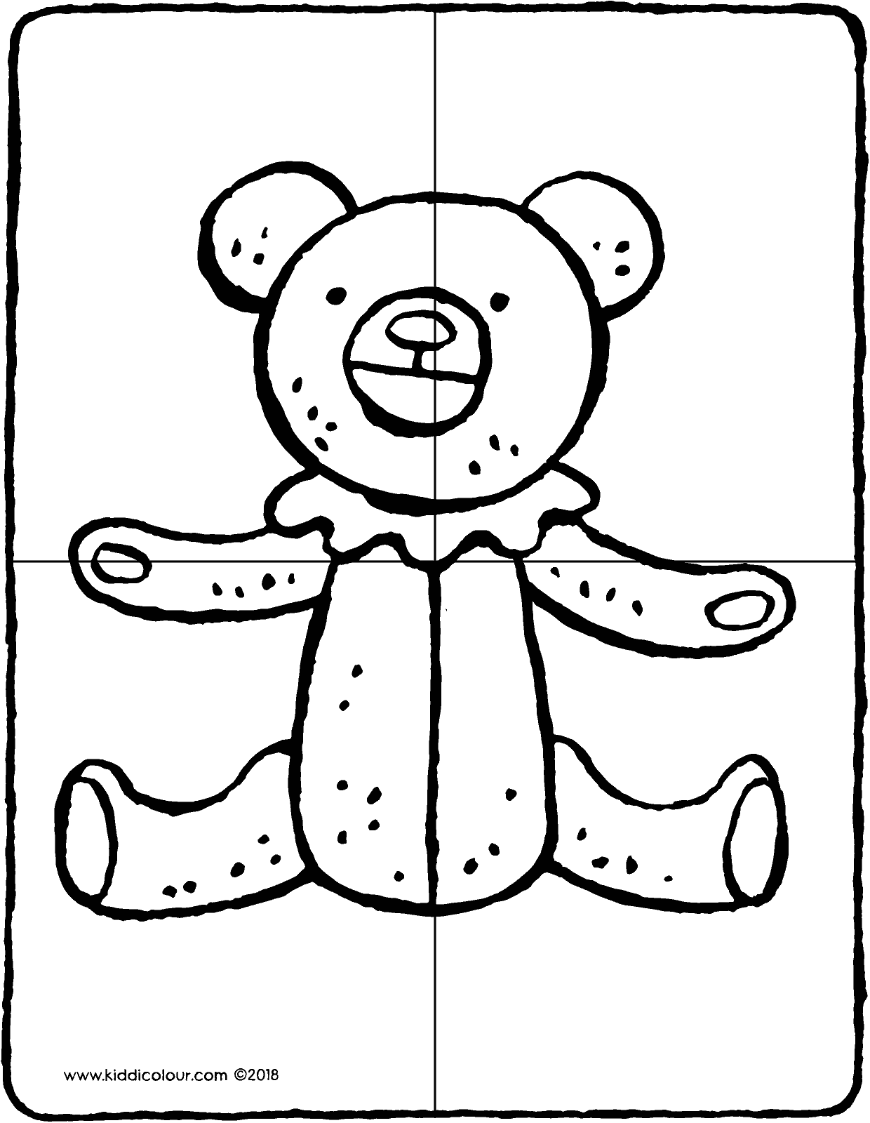 1240x1600 Make A Teddy Bear Puzzle