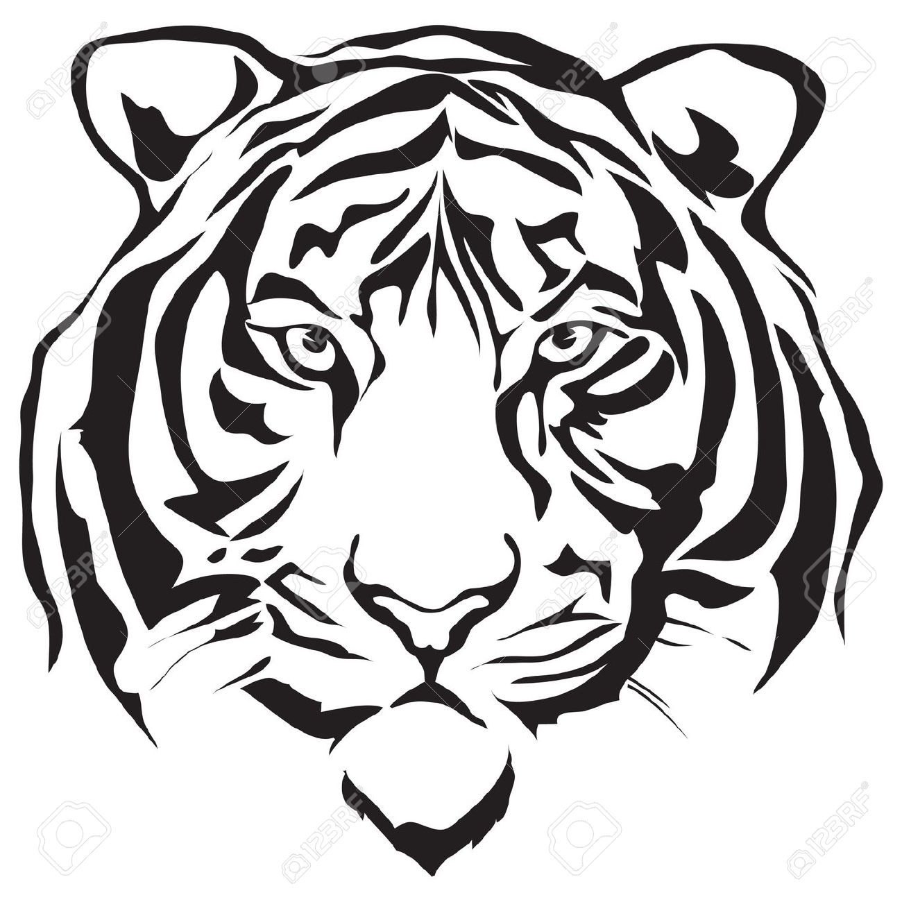 1300x1300 Tiger Head Stock Photos Images, Royalty Free Tiger Head Images