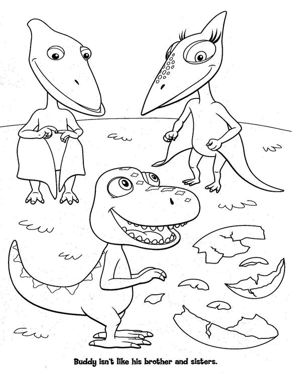600x761 Amusing Dinosaur Train Coloring Pages 47 For Line Drawings