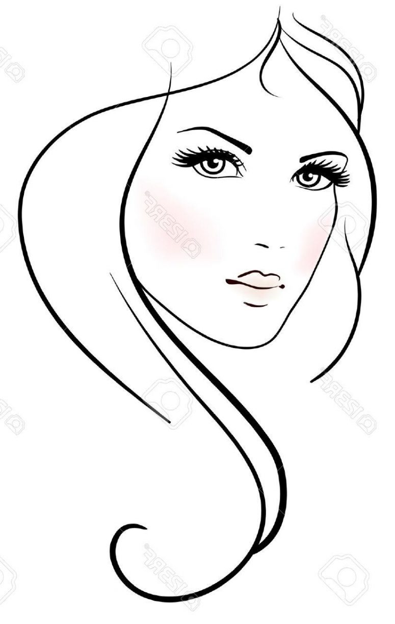 Line Face Drawing at GetDrawings | Free download