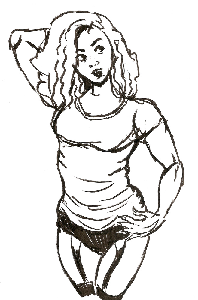 659x1000 The World's Best Photos Of Drawing And Lingerie