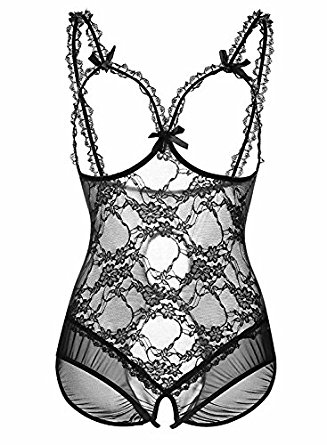 327x445 Vivilover Women's One Piece Teddy Sexy Lingerie Plus