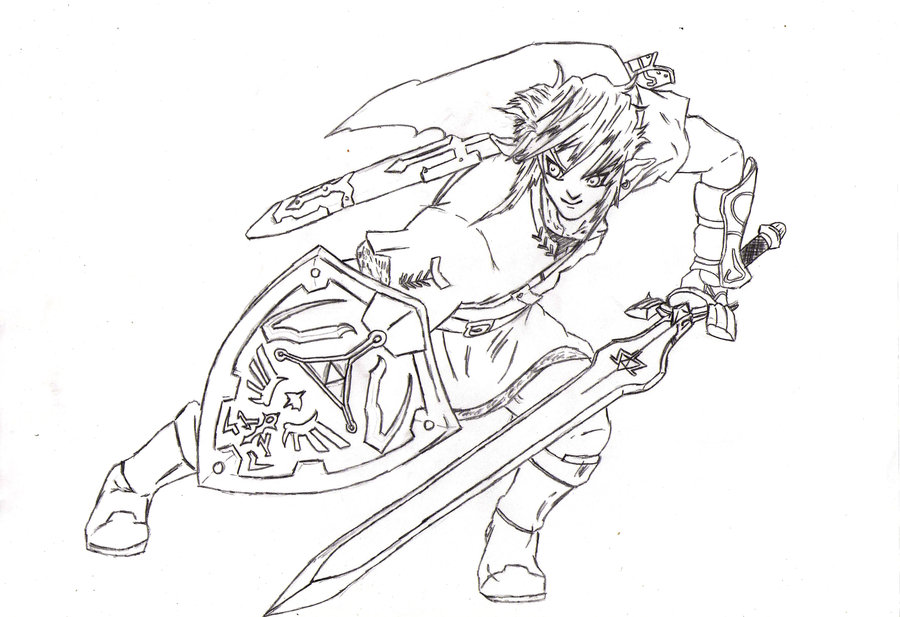 900x617 Link (Zelda) By Fabianosoares