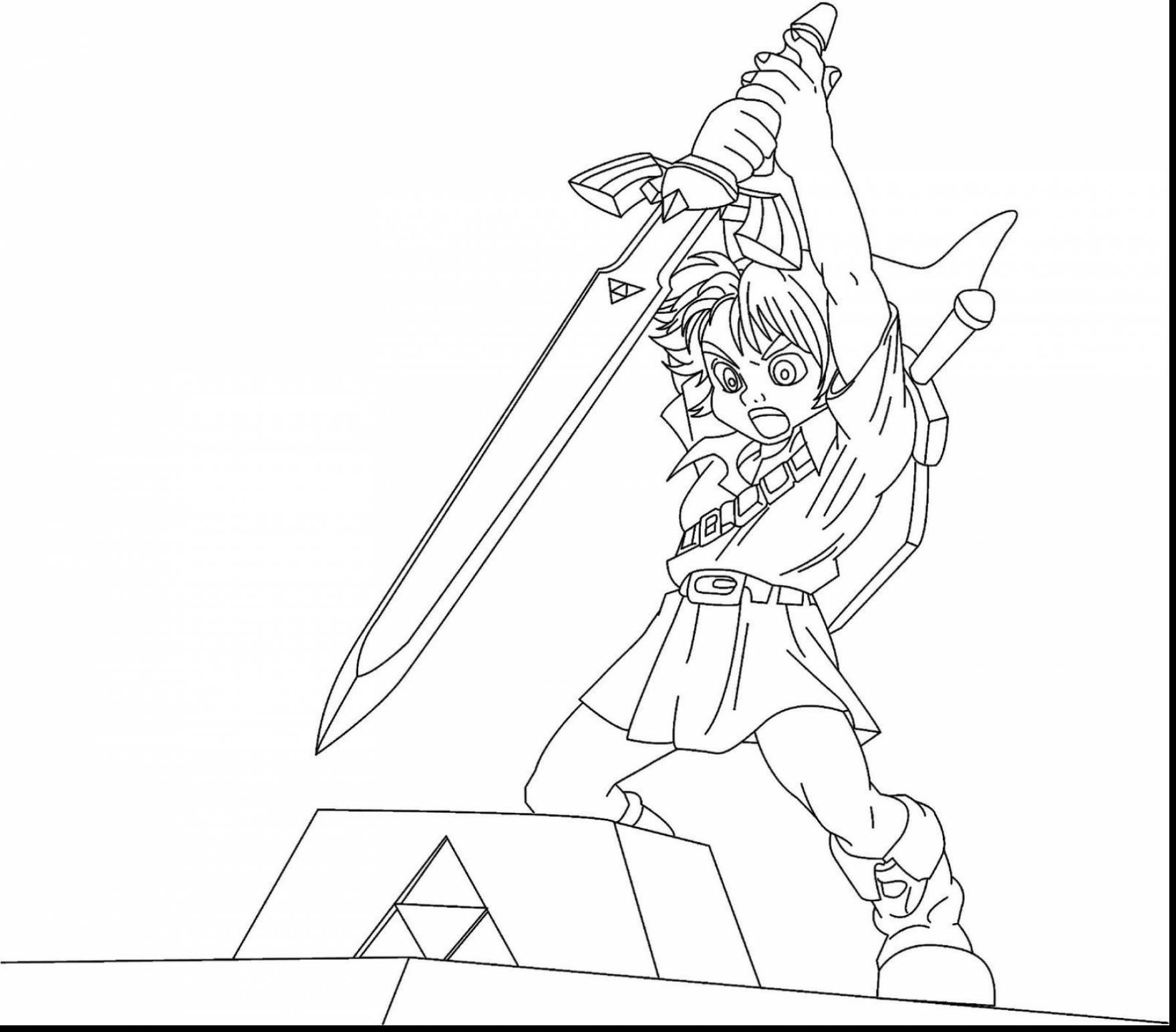 1760x1545 Zelda Coloring Pages Printable Legend Of Cartoon General Majora'S