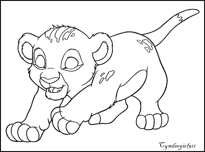 688x509 Free Lion Cub Base By Spyroandcyndergirl32