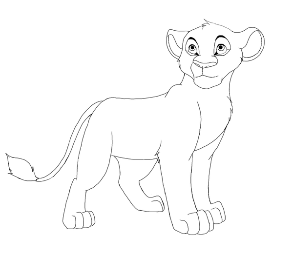600x525 Lion Cub By Splasher91