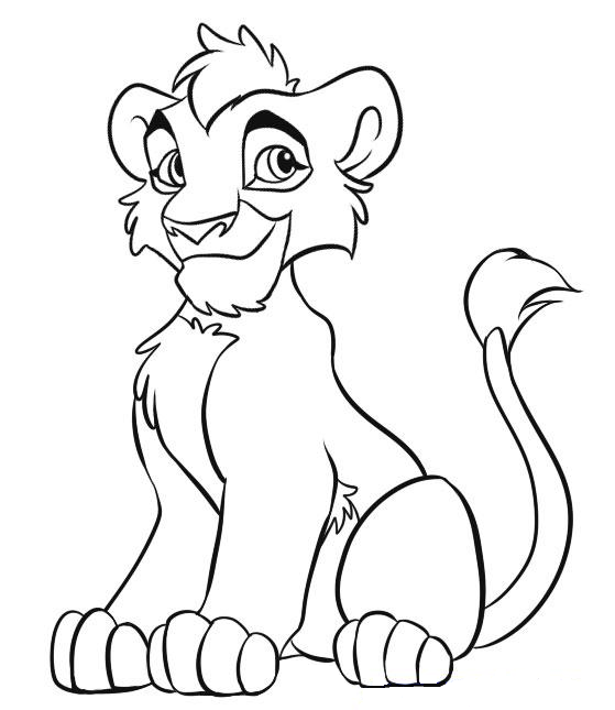 559x645 Free Lion Cub Lineart By Sapphira Page