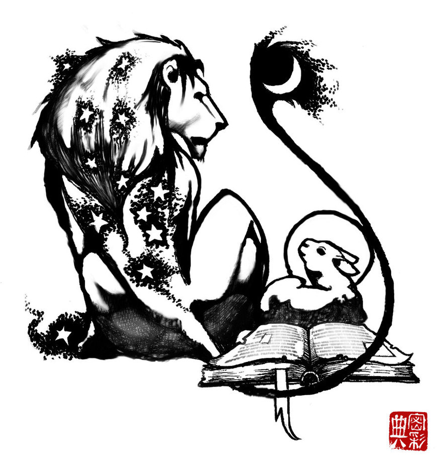873x915 The Lion And The Lamb By Farshore
