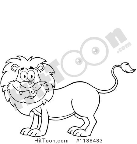 Lion Black And White Drawing at GetDrawings | Free download