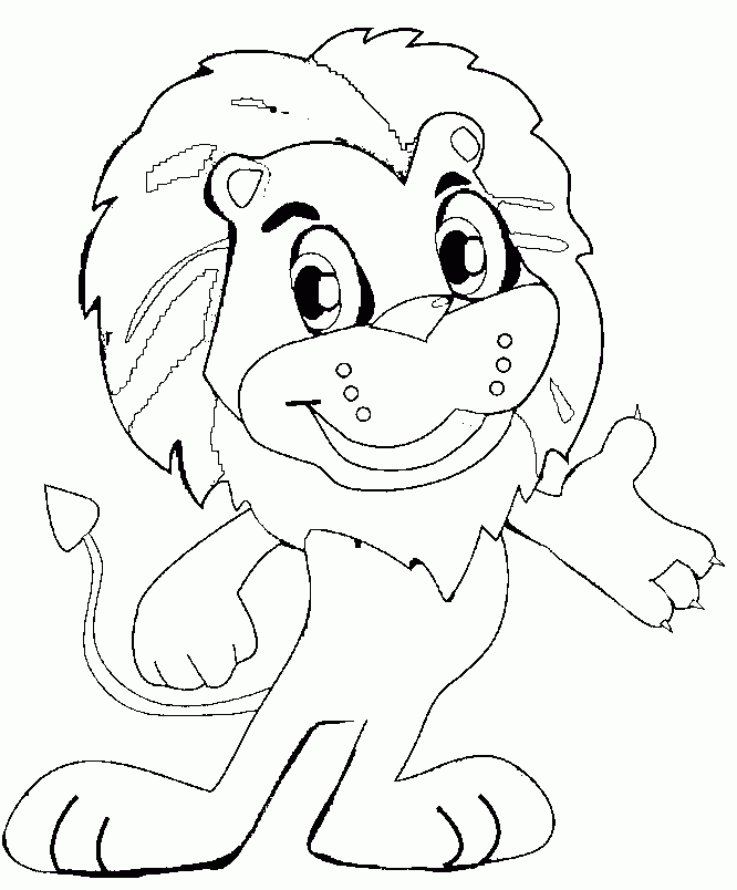 666x804 Cartoon Lion Pictures For Kids 546363