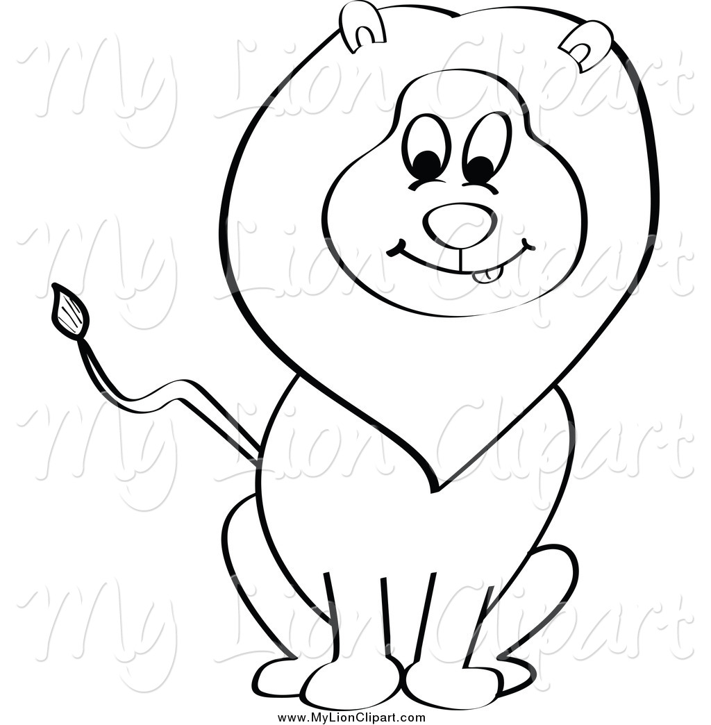 1024x1044 White Lion Clipart Lion Outline