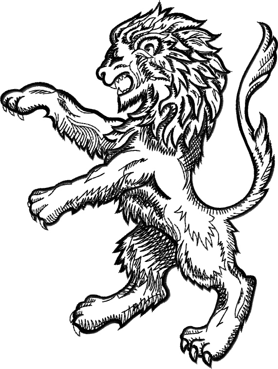 571x758 Family Crest Lion 1